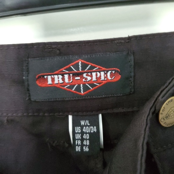 Tru-spec Mens Black Tactical Pants 40 x 34 - Picture 7 of 7